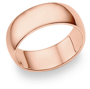anillo de oro rosa