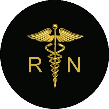 logo de enfermera registrada