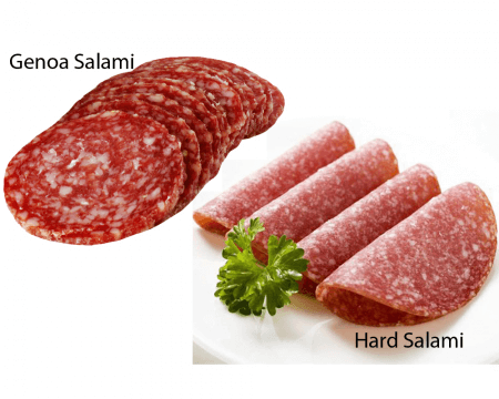 Diferencia entre Génova y salami duro