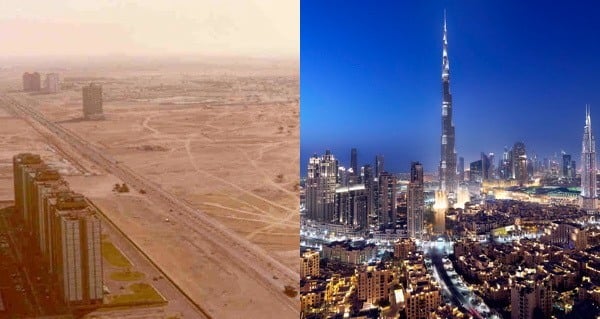 Dubai antes y después